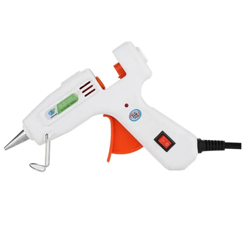 20-40W Doppia Potenza Pistola Per Colla Hot Melt Per Uso Domestico Mini Elettrico Portatile Colla di Calore Bastoni Pistole Temperatura FAI DA TE Strumento Fatto A Mano