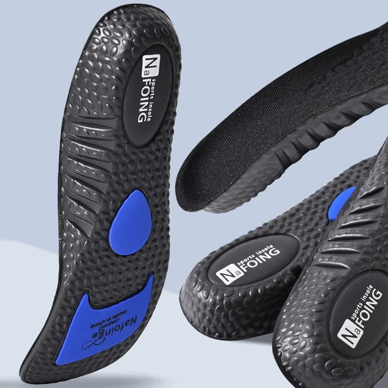 Solette in EVA per Scarpe, Ortopediche Ammortizzanti, Assorbenti, Deodoranti, Traspiranti, con Supporto per Arco Plantare