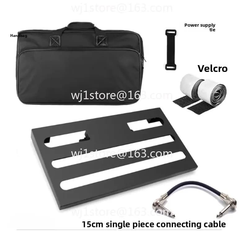 Shelf Foot Pedal Aluminum Alloy Strap Carry Bag Storage Bag Velcro Electric Guitar Accessories
