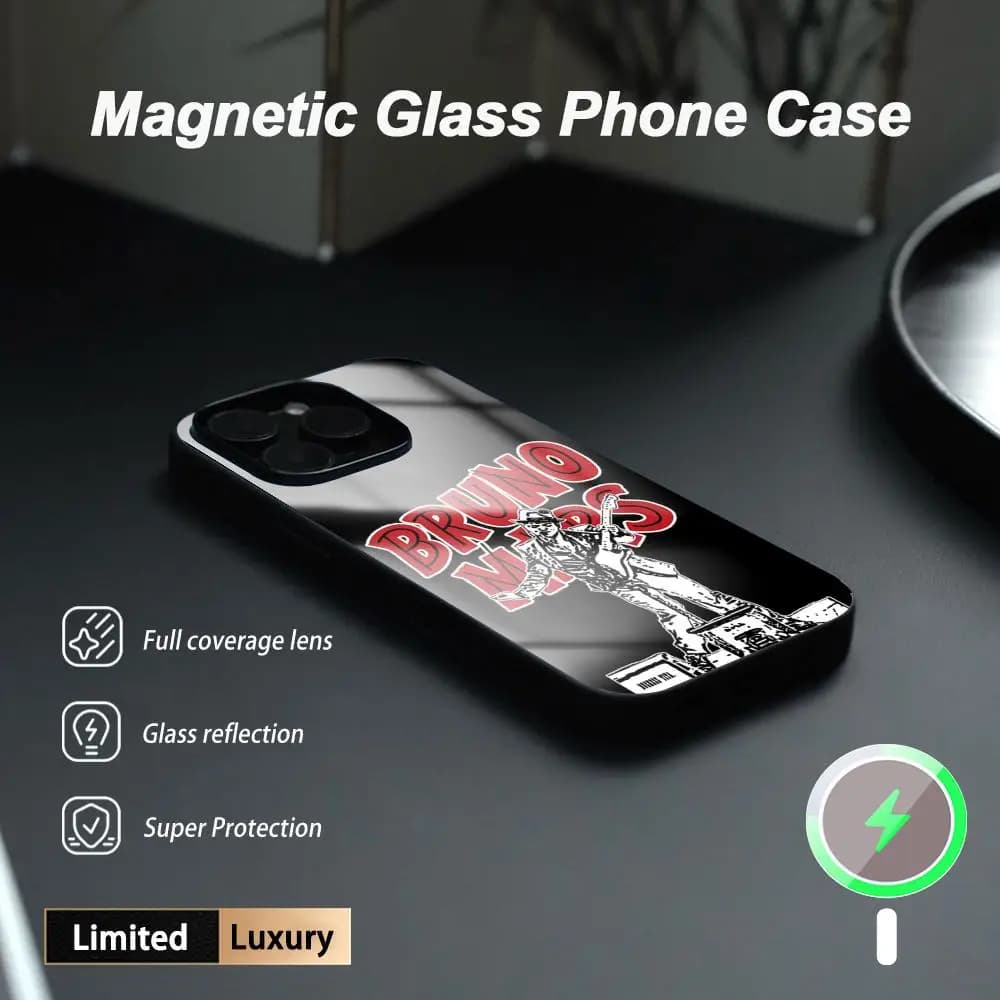 Cool pop B-Bruno singer poster Phone Case For iPhone17 Air 16 e 15 14 13 12 11 Plus Mini Pro Max Glass Magnetic Case