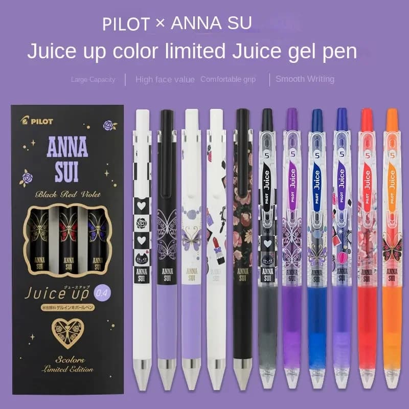 Giappone Pilota Anna Suijoint Namejuice Upjuice Penna Edizione Speciale 0.4/0.5mm Presse Penna Gel Penna A Sfera di Cancelleria Carino Materiale Scolastico