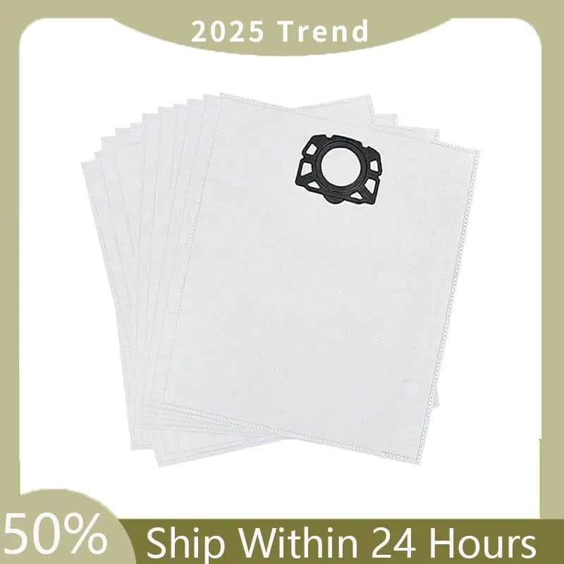 Essential Top Vacuum Cleaner Dust Bags Disposable For Karcher MV4 MV5 MV6 WD4 WD5 WD6