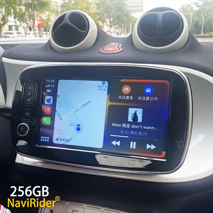 Car Raido per Mercedes Smart 453 Fortwo 2014 - 2020 Video Multimedia Player Wireless CarPlay Android 14 Auto Autoradio GPS wifi