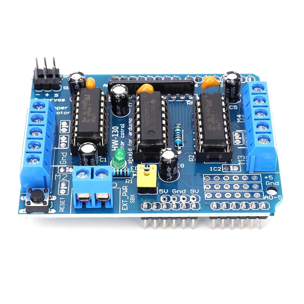 L293D Motor Drive Shield 4.5-36V 4CH Motor Driver Shield Module for Arduino Raspberry Pi DIY Experiments