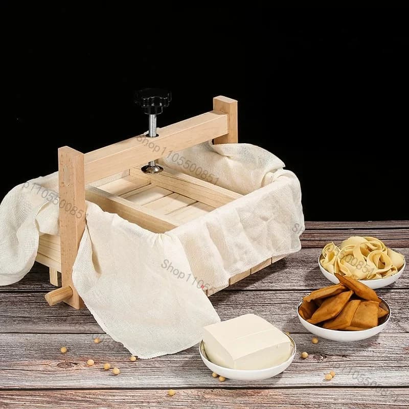DIY Wooden Press Mould Sets Homemade Cheese Tofu Mold Soybean Curd Making Kitchen Accessories Cooking Tools Removable Equipment