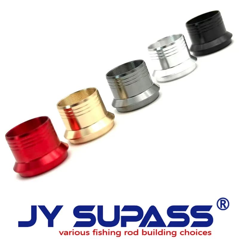 JY SUPASS 6Pcs WC-17 Rod Building Aluminum Rings Repair rod building DIY rod winding check for rod custom
