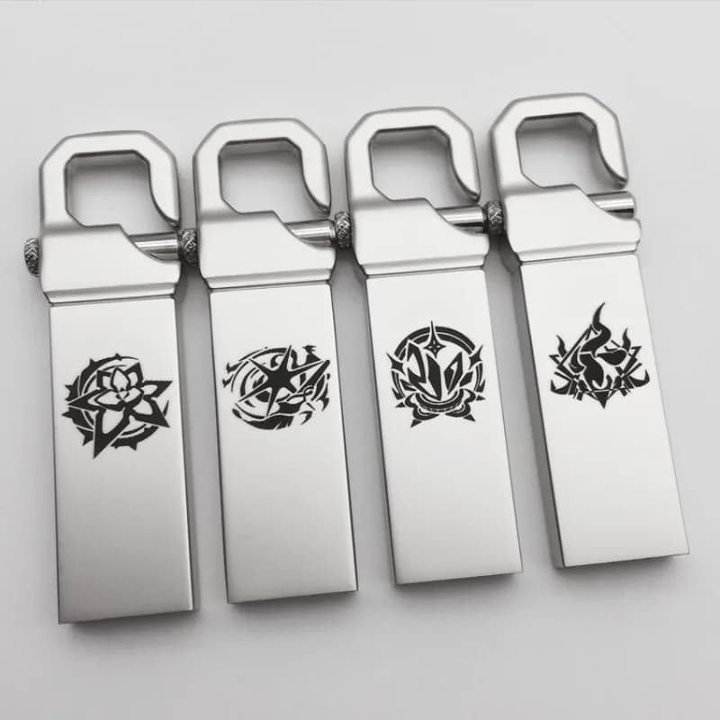 Disponibile 2026 Honkai Impact 3 Gioco Anime Cos Kiana Yae Sakura Eden Mobius Pardofelis Ecc. Chiavetta USB a Forma di Cartone Animato, Regalo Originale