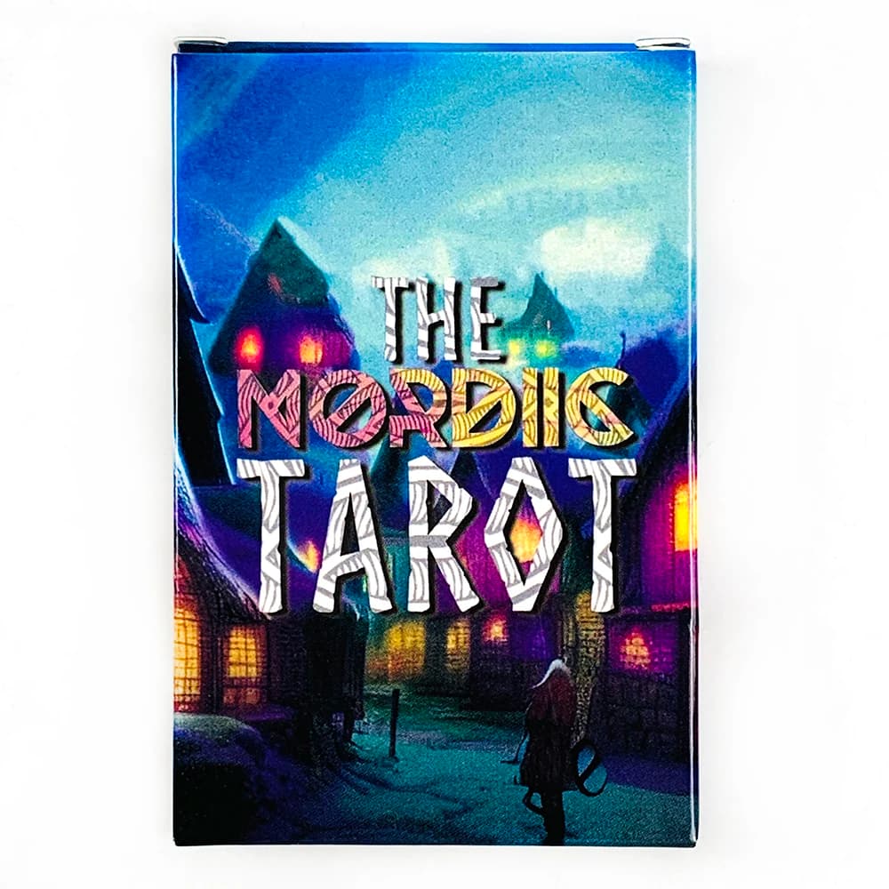 The Nordic Tarot Cards A 22 Cards Divination Deck Nordic Mythology Tarot Board Game for Spiritual Reading Beginner Collectors