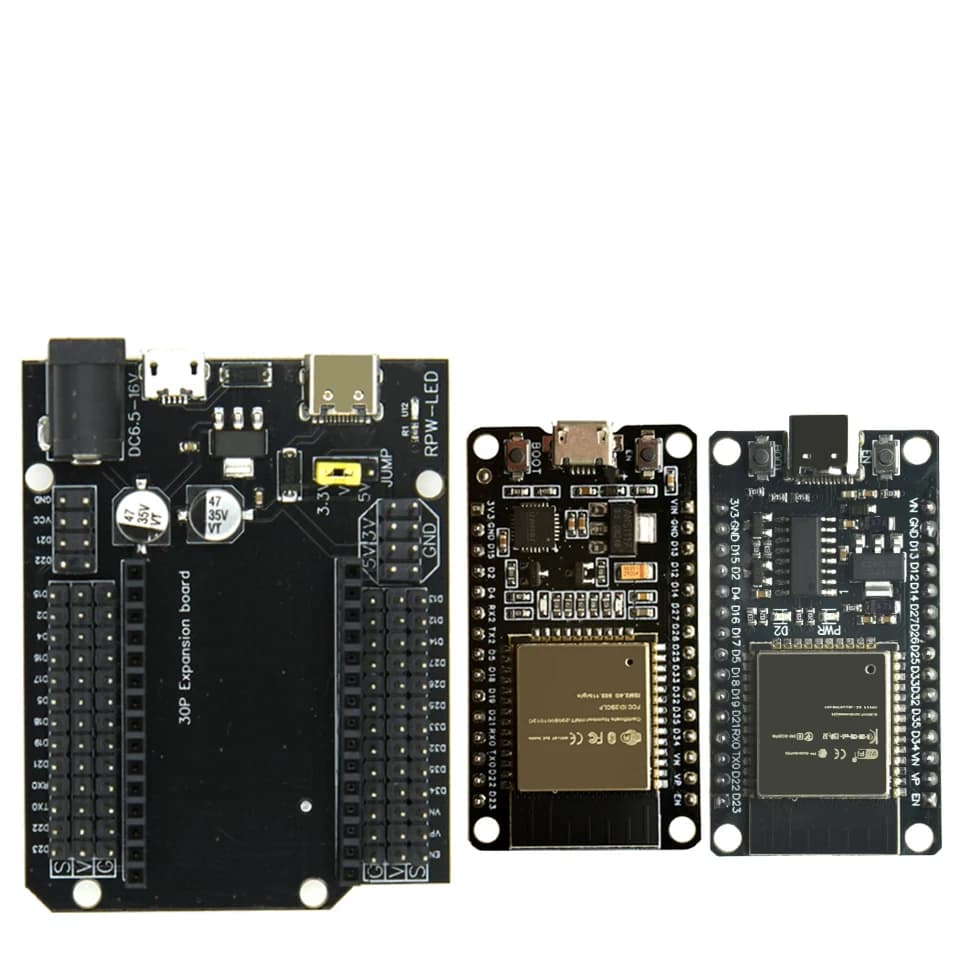 Scheda di sviluppo ESP32 DevKitC-32, modulo dual core WiFi BT CH340C, consumo energetico ultra-basso per scheda di espansione ESP-WROOM-32