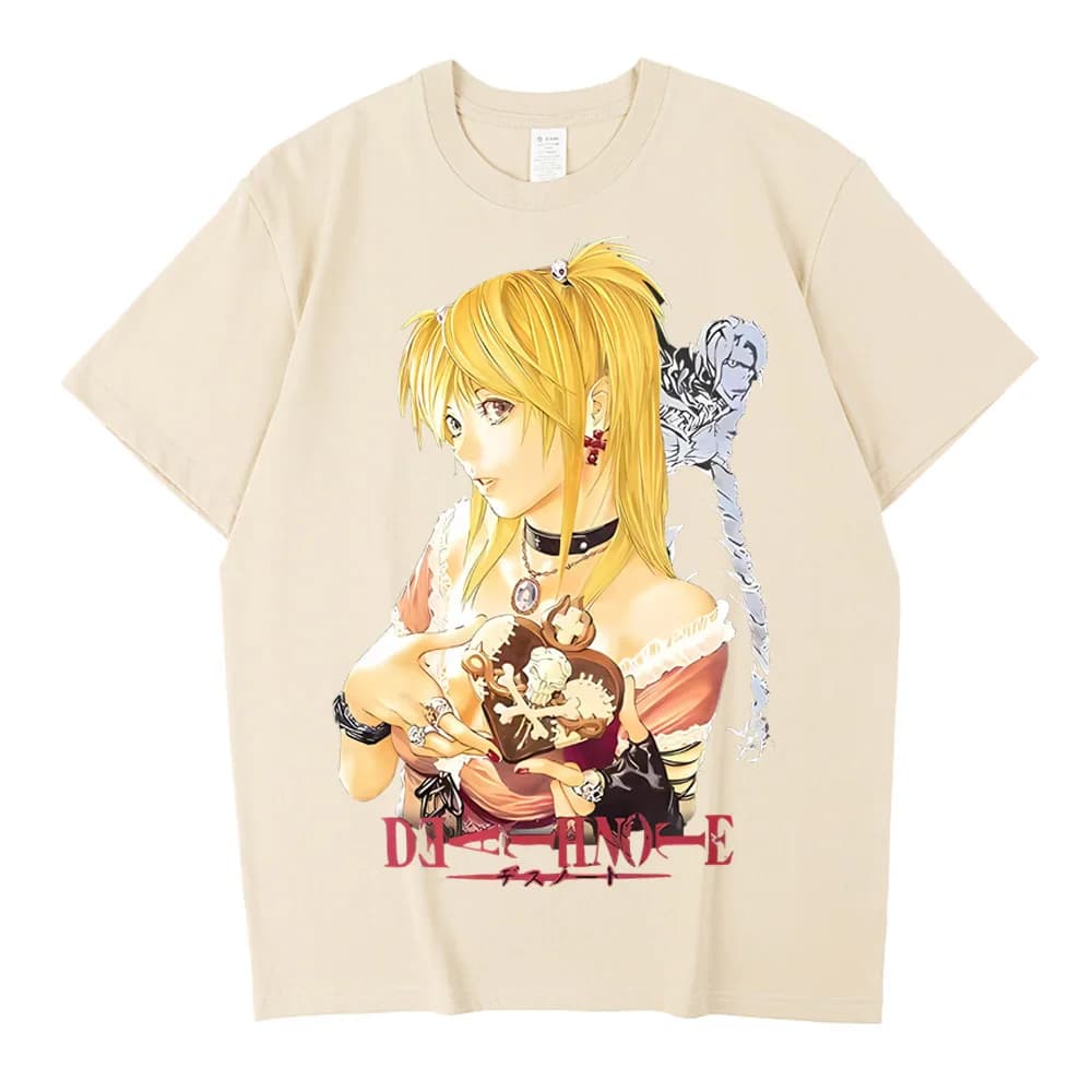 Death Note cotton men streetwear Pop Culture Graphic anime University Digital Pastel Retro Classic Vintage streetwear Digital