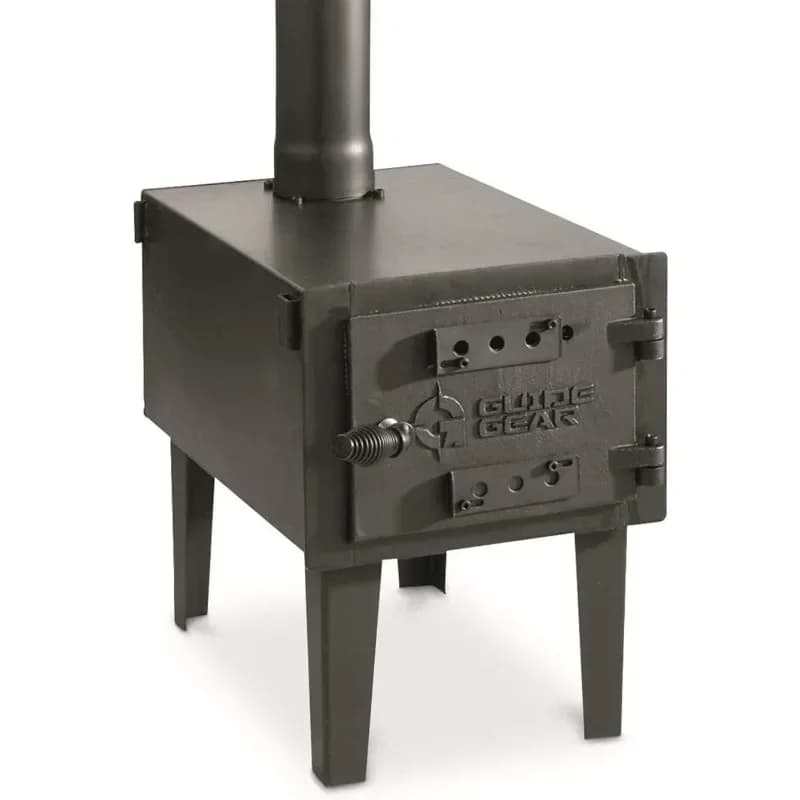 % outdoor wood stove, portable with fireplace rod for cooking, camping, tents, hiking, fishing, backpack