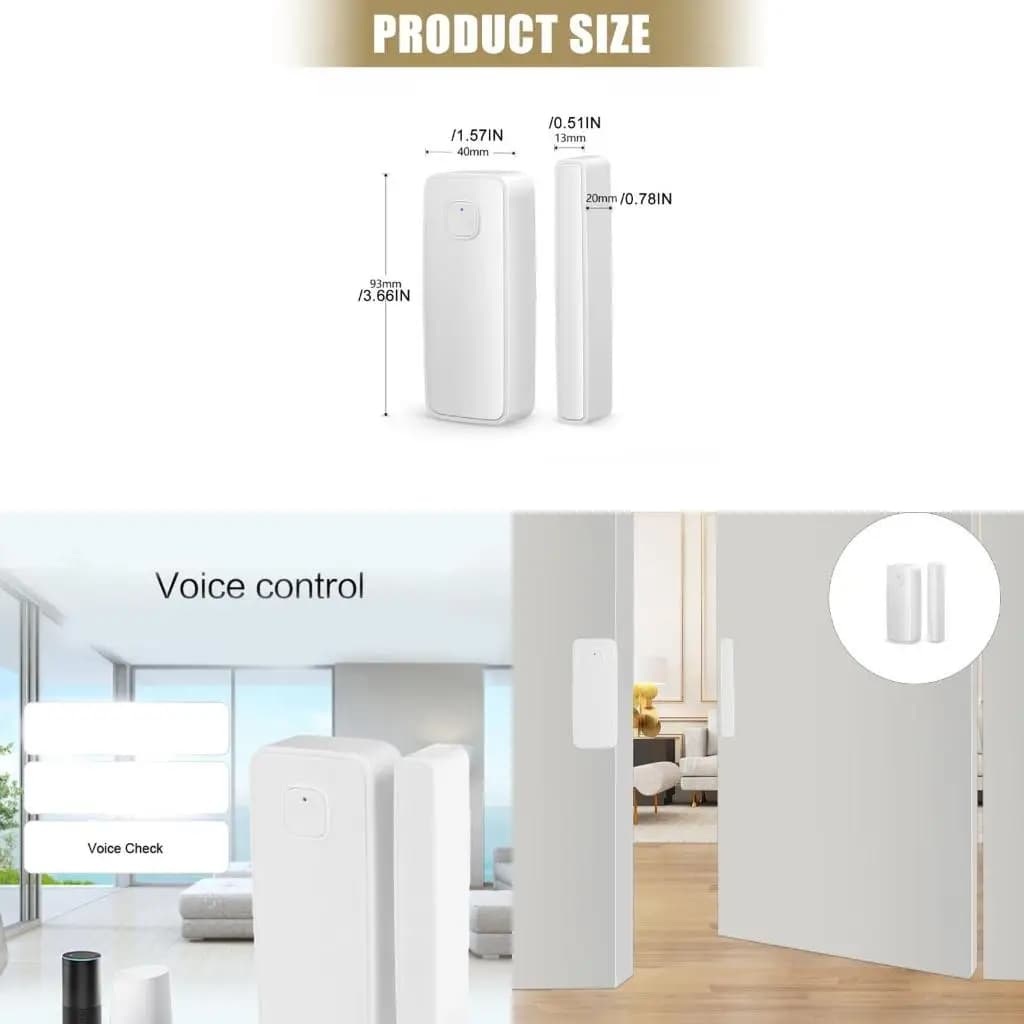 Sensori magnetici per porte Allarme Allarme sicurezza WIFI Controllo remoto