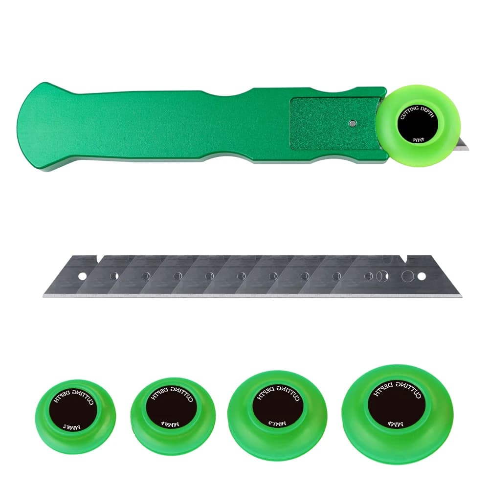 Set di Strumenti per Taglio Pellicole Oscuranti - Kit Coltelli Rotanti per Pellicole con Lame di Ricambio per Vinile, Pellicola Carbonio, PPF