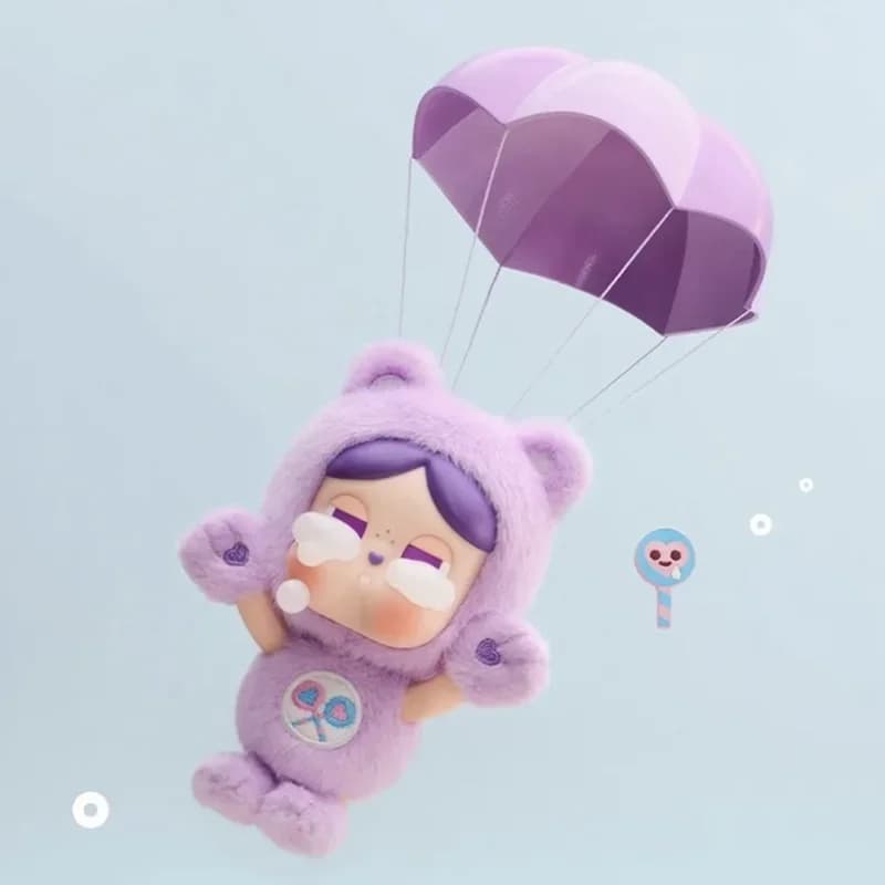 POP MART CRYBABY Care Bears Series Vinyl Plush Pendant Blind Box Original Toys Guess Bag Mystery Box Doll Anime Figure Ornament