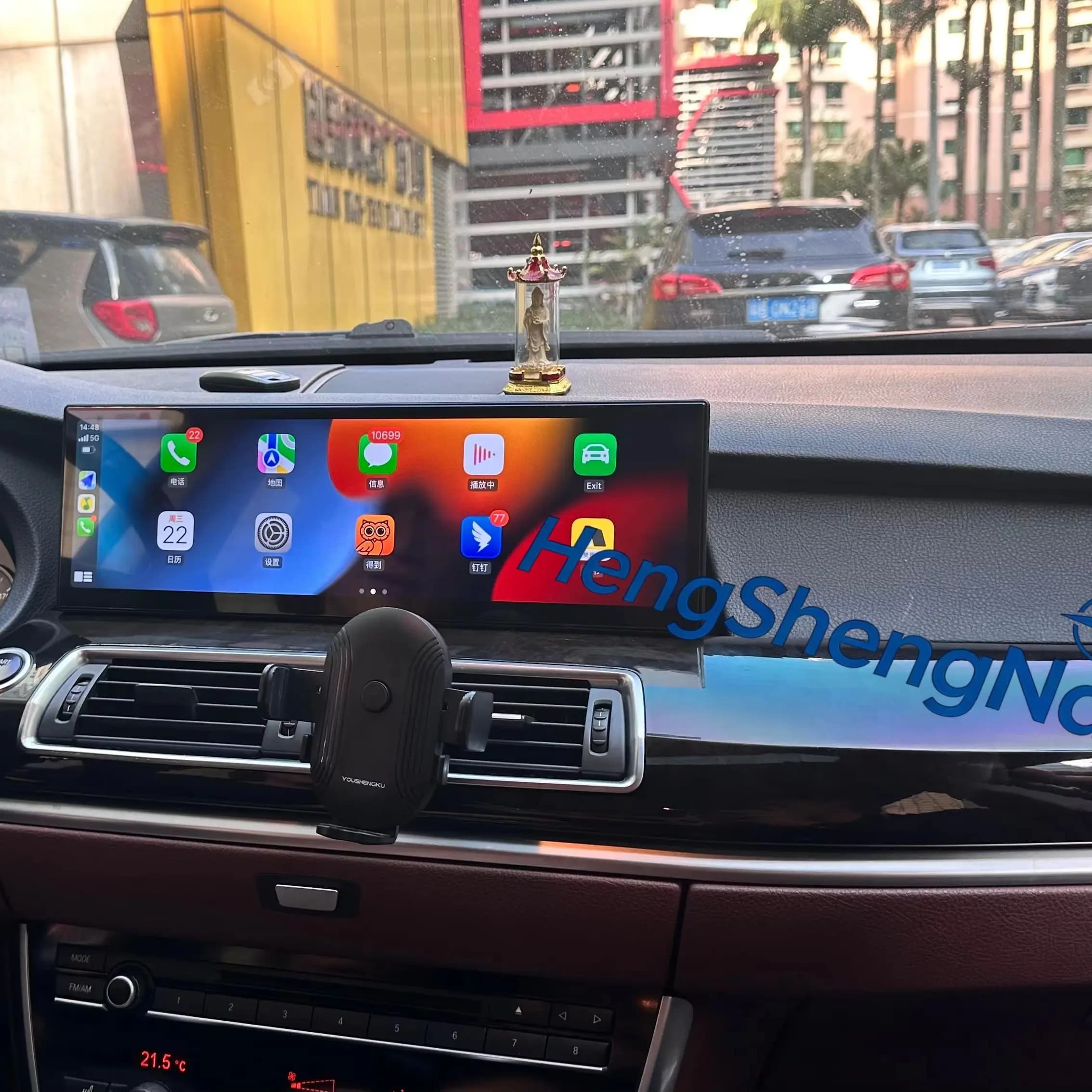 Autoradio Carplay da 14,9 pollici RHD LHD per BMW Serie 5 F10 F11 F18 2011~2017 Sistema CIC NBT Stereo GPS Navigazione Lettore Multimediale