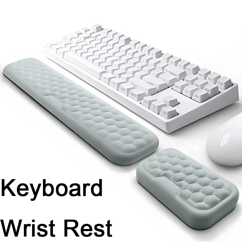 Tastiera ergonomica, mouse, poggiapolsi, protezione per digitazione da ufficio, relax, polso, memory foam, tastiera, mouse pad, computer, laptop, scrivania