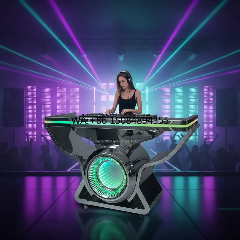 LiqVis VIP Clubs Matrimoni Eventi Striscia LED Portatile Personalizzabile con Logo Telaio in Acciaio Inox Protezione IP67 Cabine DJ per Feste Spettacoli Teatrali