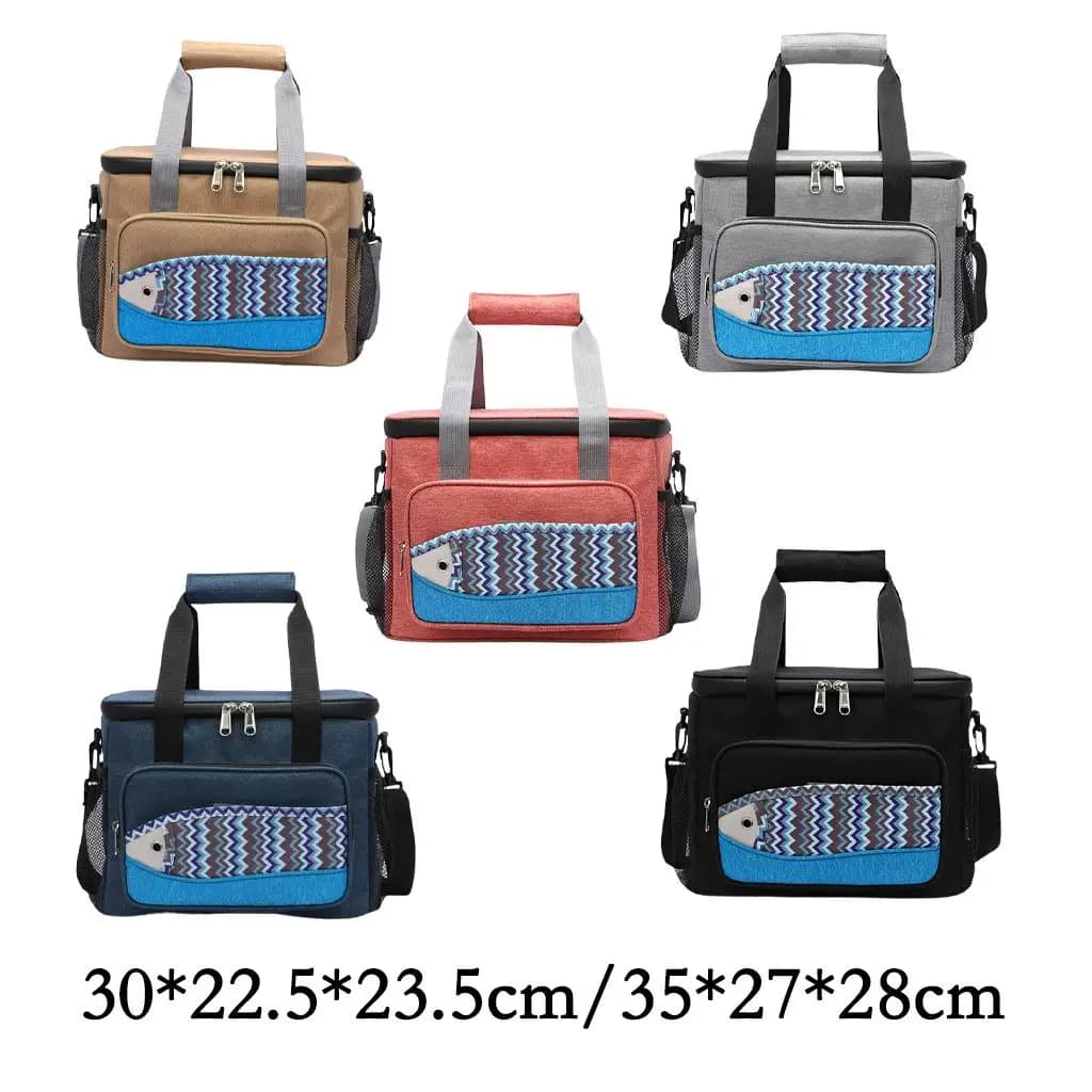 Borse contenitore portatili da picnic morbide e isolate per viaggi, picnic, escursionismo, lavoro