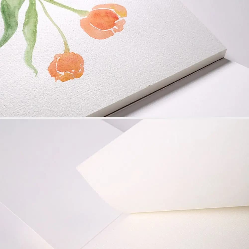 Durable Thick Sketchbook Durable A4 Size Watercolor Book Blank Sketch Pad for Art Student