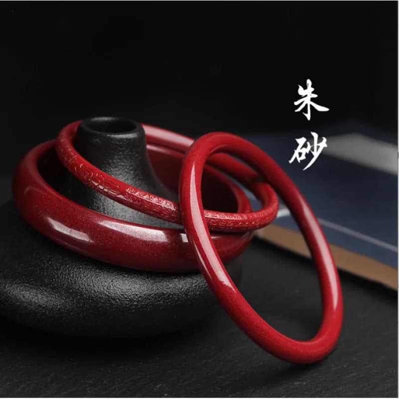 Sutra del Cuore, anello semplice, ding-dong, bracciale largo liscio, sabbia d'oro viola, stile femminile, accattivante