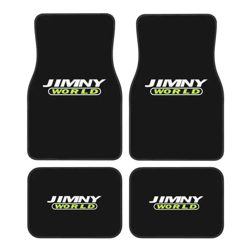 Jimny Car Mats Set of 4 pieces Front and back non-slip Mats for feet with rubber support Car Mats Universal accessories