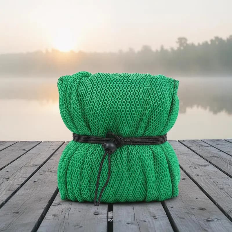 Wear Resistant Fishing Net Storage Bag Premium Nylon Encrypted Mesh Quick Dry Live Fish Holder for Recreational Fishing