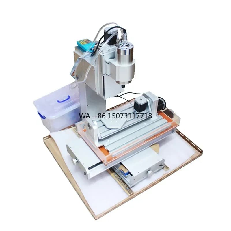 Router di cnc a 5 assi ampiamente utilizzato HY-3040 1500W Fresatrice CNC per hobby macchina da taglio per incisione su metalli