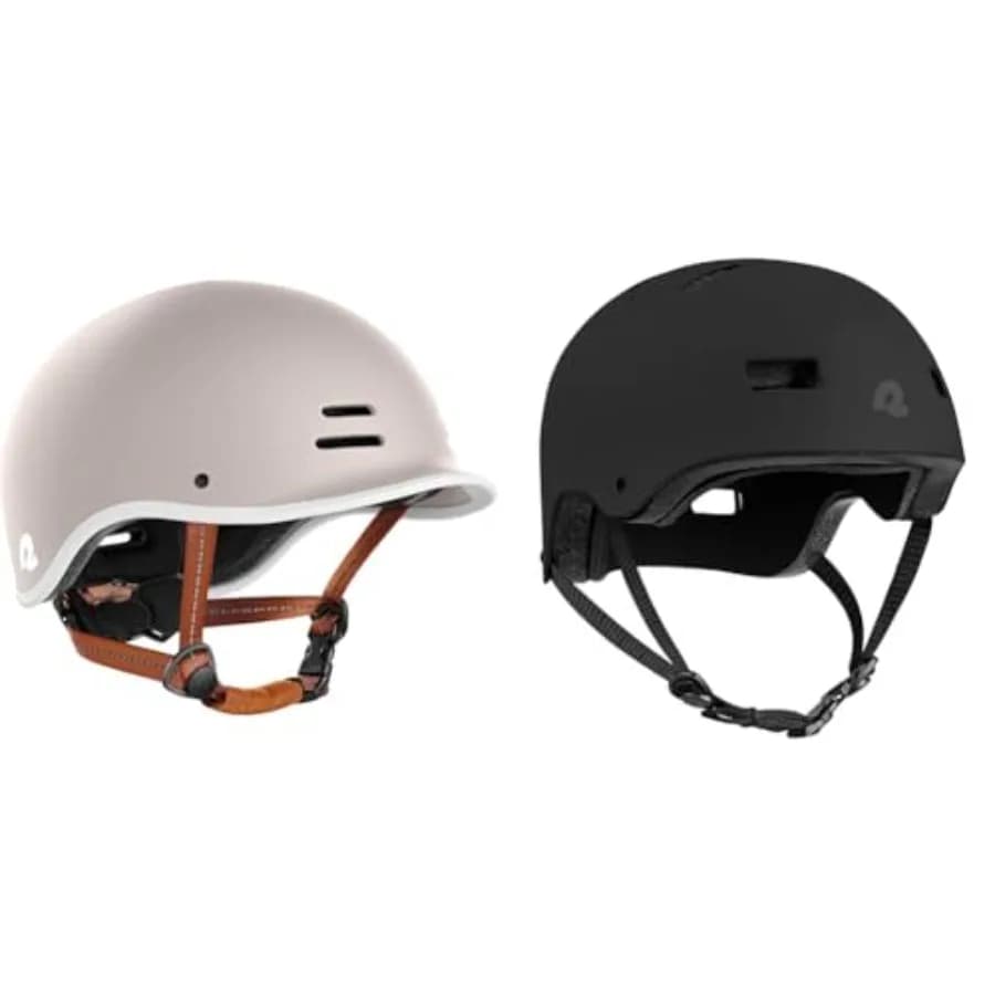 Caschi per Bici e Skateboard per Adulti - Casco da Bicicletta Remi 57-59cm e Casco da Skateboard Dakota (Taglia Grande)