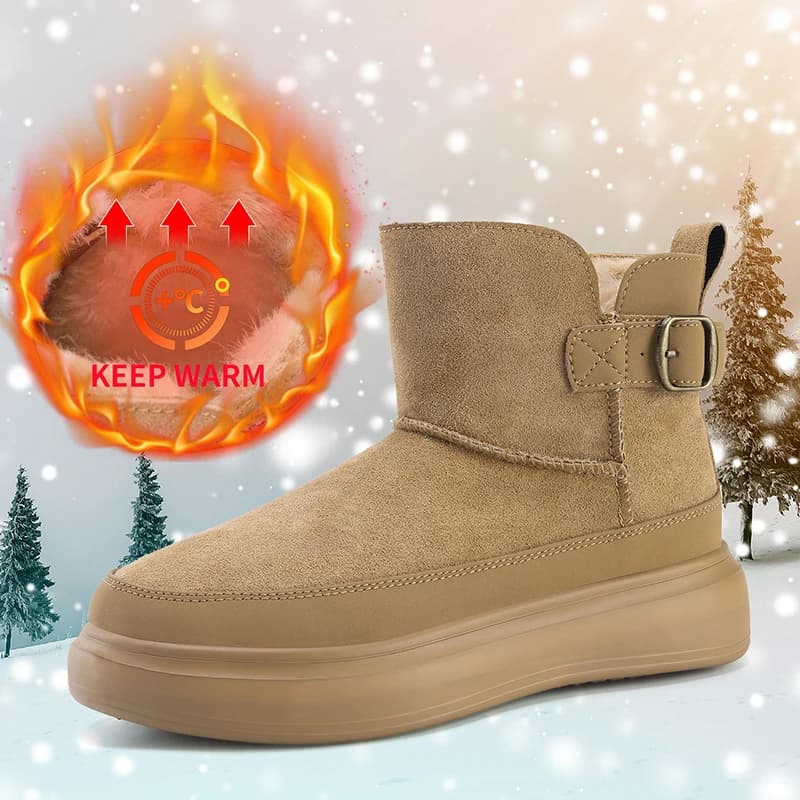 Nuovi stivaletti caldi invernali stivali da neve da donna caldi in peluche moda stivali da donna all'aperto piattaforma stivali da trekking antiscivolo impermeabili