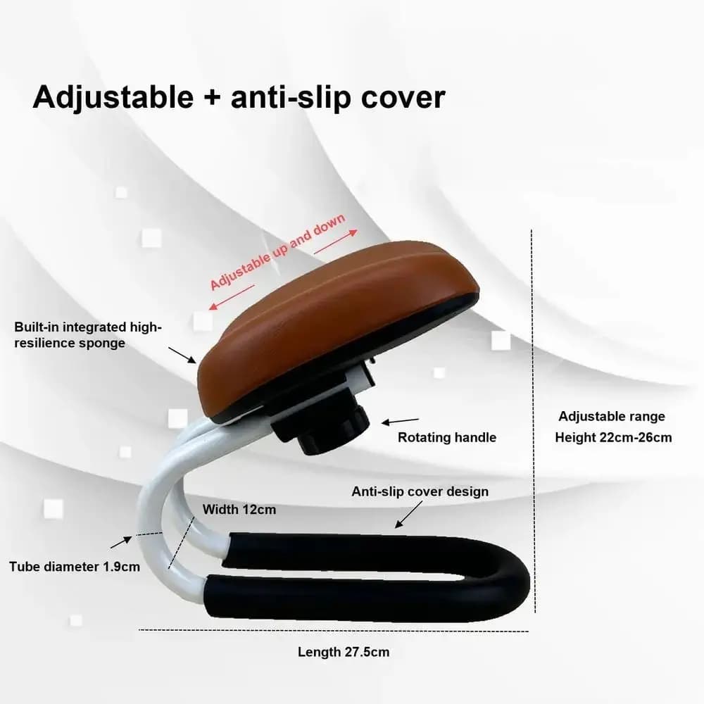 Cuscino in Spugna per Proteggere le Ginocchia, Ginocchiera Ergonomica Salva-Fatica, Struttura in Metallo e Spugna PU Resistente all'Usura