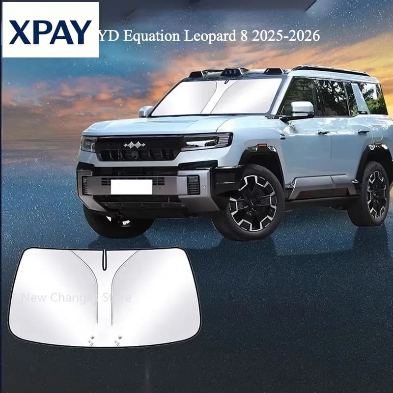 Auto Nuovo Per BYD Equation Leopard 8 2025-2026 Parasole Protezione UV Tenda Parasole Visiera Parabrezza Anteriore Protezione Auto Acce