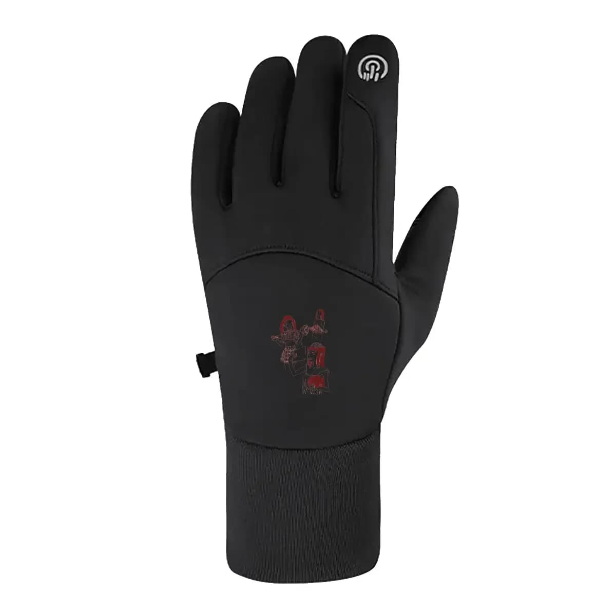 Guanti touch screen per ragazze anime surreali, sport all'aria aperta, corsa, moto, sci