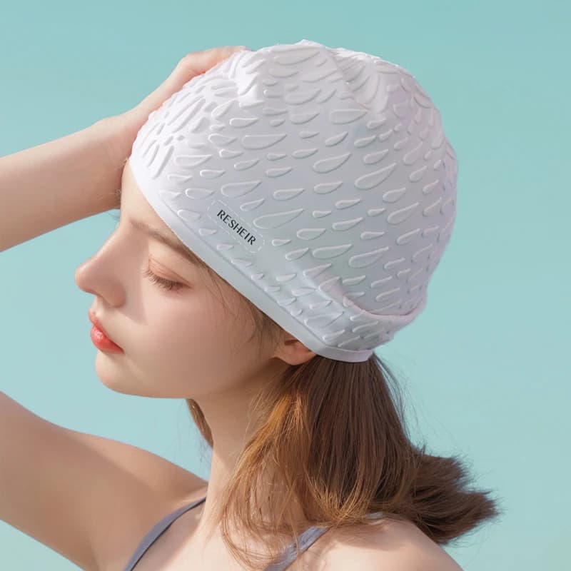 New Silicone Swimming Headphone High Elasticity Waterproof Swimming Head for Women and Men