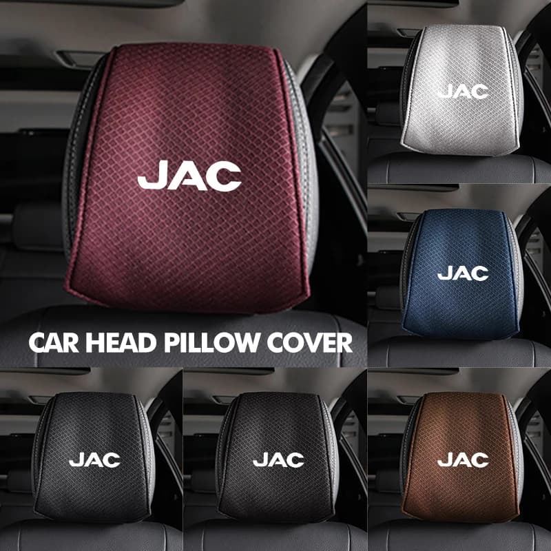 Car Seat Headrest Covers Ice Silk Head Pillow Dustproof Cover For JAC Refine J3 J2 S5 A5 J5 J6 J4 T8 Vapour S2 Vapour
