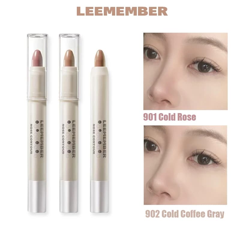 Leemember Contour Cream Pen Matte Nude Morbido Velluto Impermeabile Viola Lungo Indossare Naturale Viso Contouring Stick Trucco