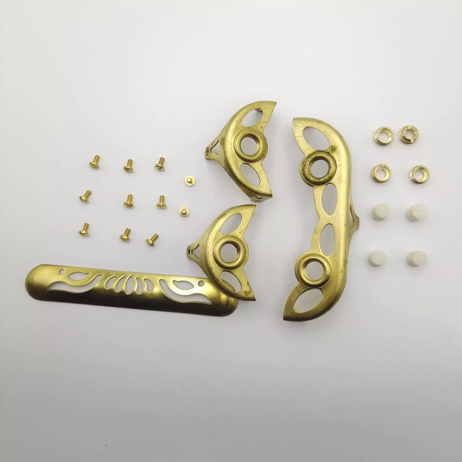 1Set Saxophone Parts:guard Bar+screw+Felt Pillar