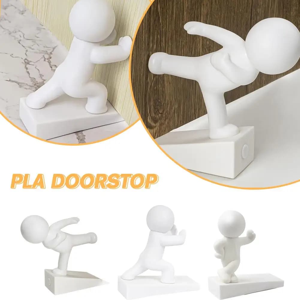 Cute Door Stopper Figurine Door Stop Pet-Friendly Wedge for Home Apartment Workplace Dormitory Bedroom Garage Living Room Hotel