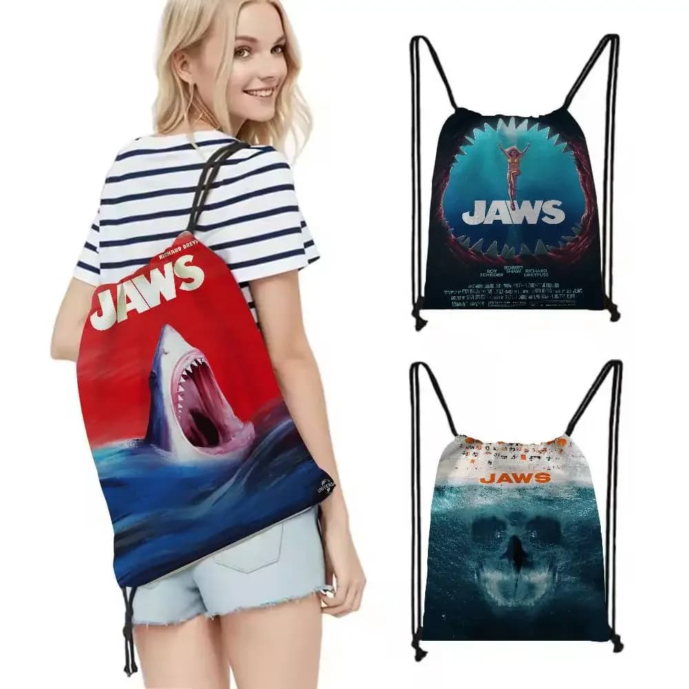 Giri di film classici Stampa Borse con coulisse Borse regalo per feste Zaini con coulisse Bulk per sport Palestra Viaggi Tempo libero Sport