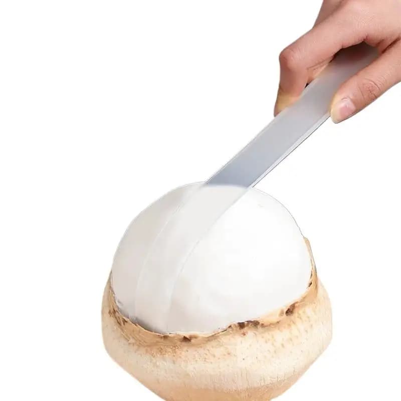 2/5Pcs Plastic Coconut Opener Soft Meat Removal Knife Sturdy Long Handle Kitchen Gadget