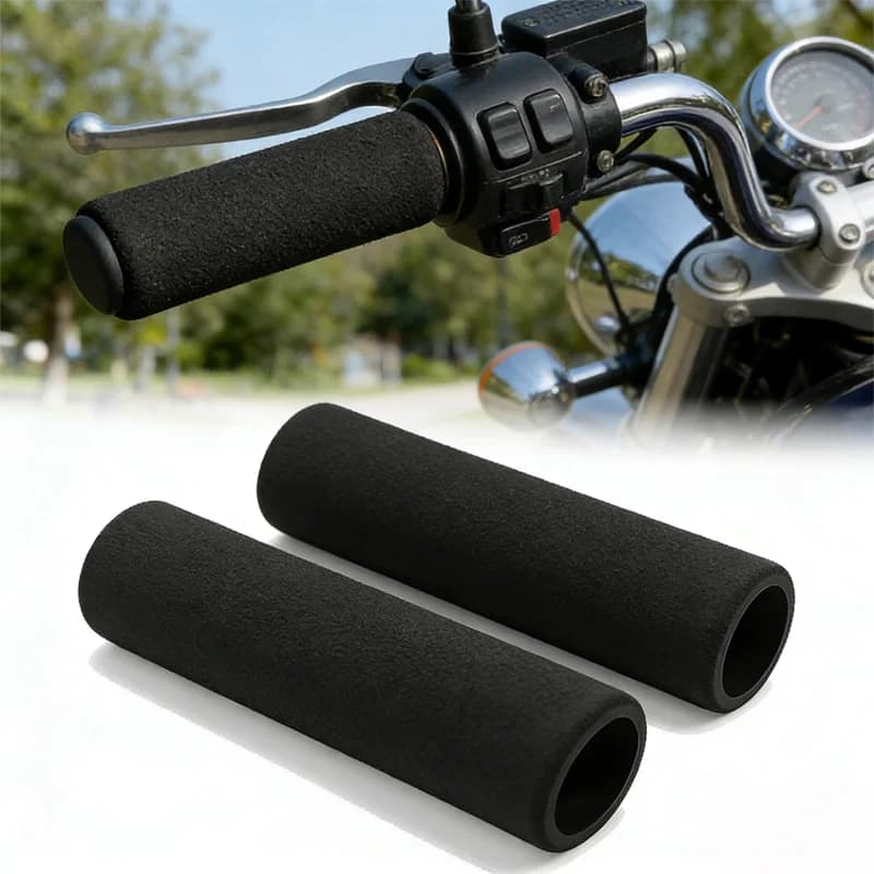 Manopole in Schiuma Impermeabili da 22mm per Moto, Guanti in Spugna, Copri Leva per Motocross, Dirt Bike, Scooter Elettrico