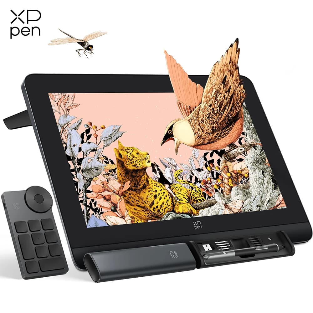Xppen Artist Pro 16 (2) Tavoletta grafica Monitor Display da disegno da 16 pollici Livelli di pressione 16k Risoluzione 2,5k Android