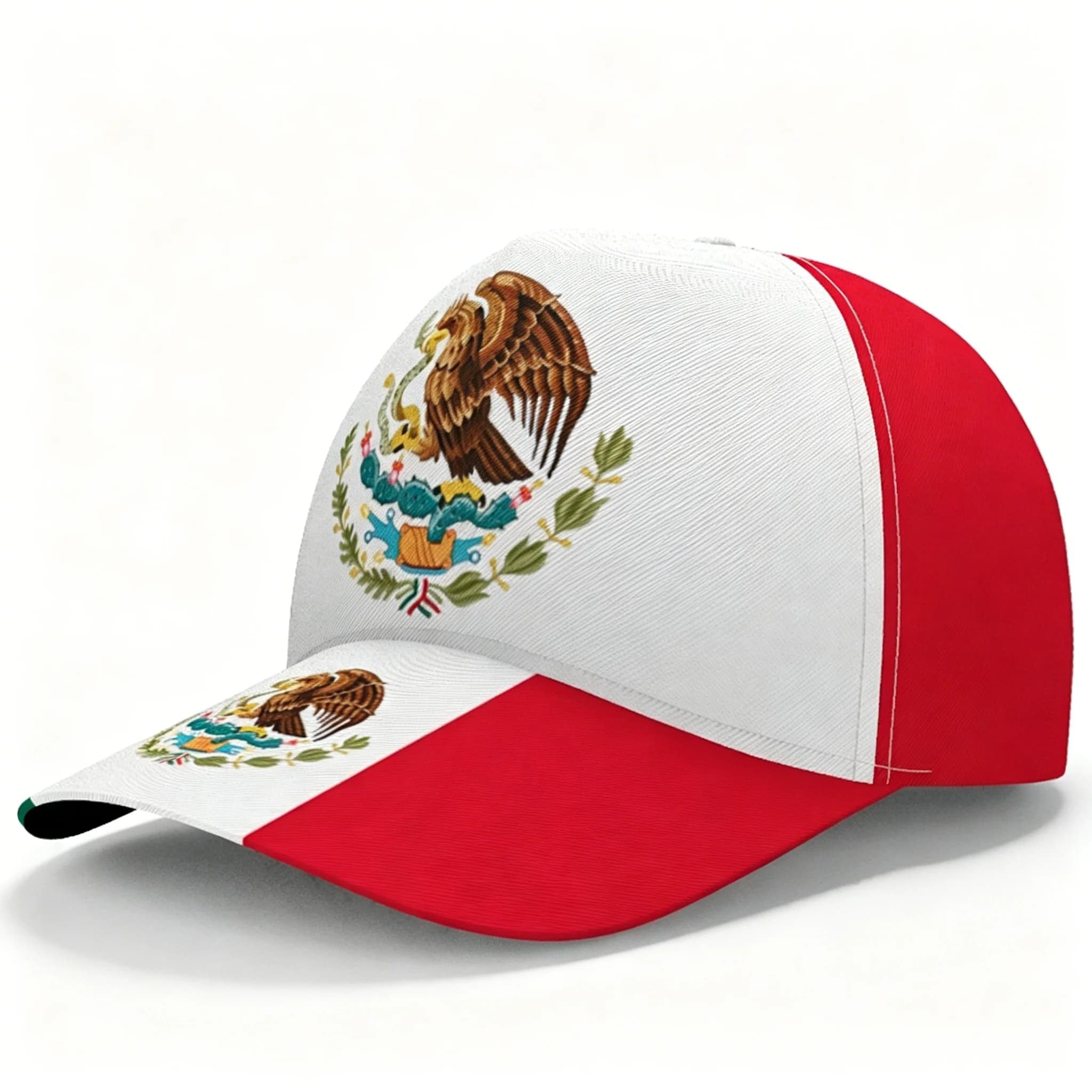 Mexico Eagle National Flag Baseball Cap Adjustable Lightweight Snapback Outdoor Casual Football Sports Fan Sun Hat Hot Sale