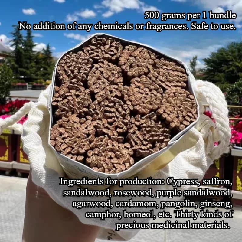 Bastoncini d'Incenso Artigianali Metodo Tradizionale, Patrimonio Culturale Immateriale, Calma la Mente, Elimina gli Odori, Purifica l'Aria