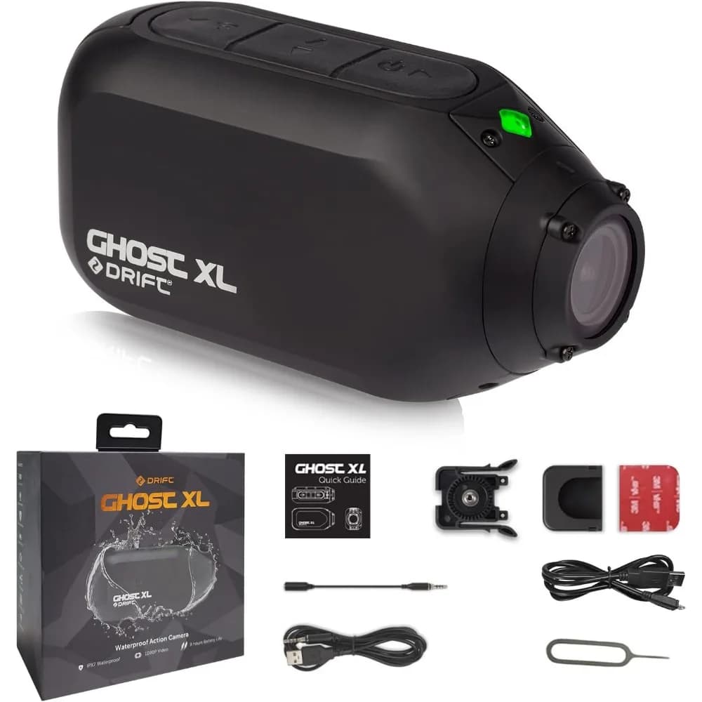 Long Battery Life Action Camera with Waterproof Feature for Vlogs and Sports