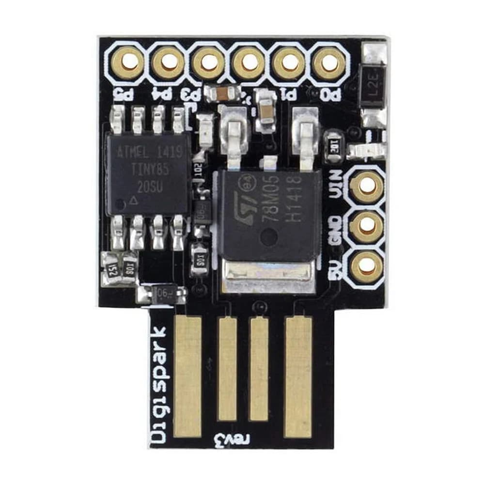 Mini ATTINY85 module with Micro USB, IDE 1.0+ OSX/Win Development Card