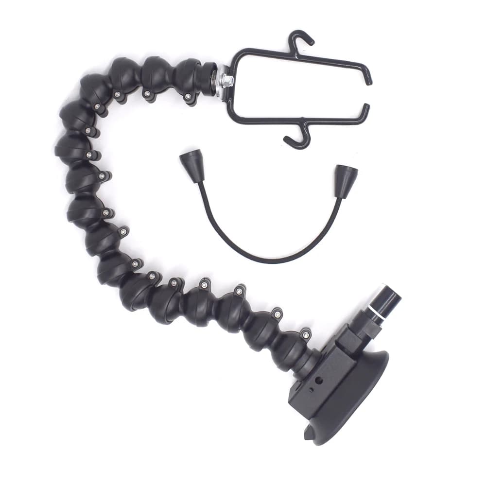 Adjustable Hot Air Gun Bracket with Vacuum Suction Cup Universal Heat Gun Clamp Mount for Car Body Dent Fix