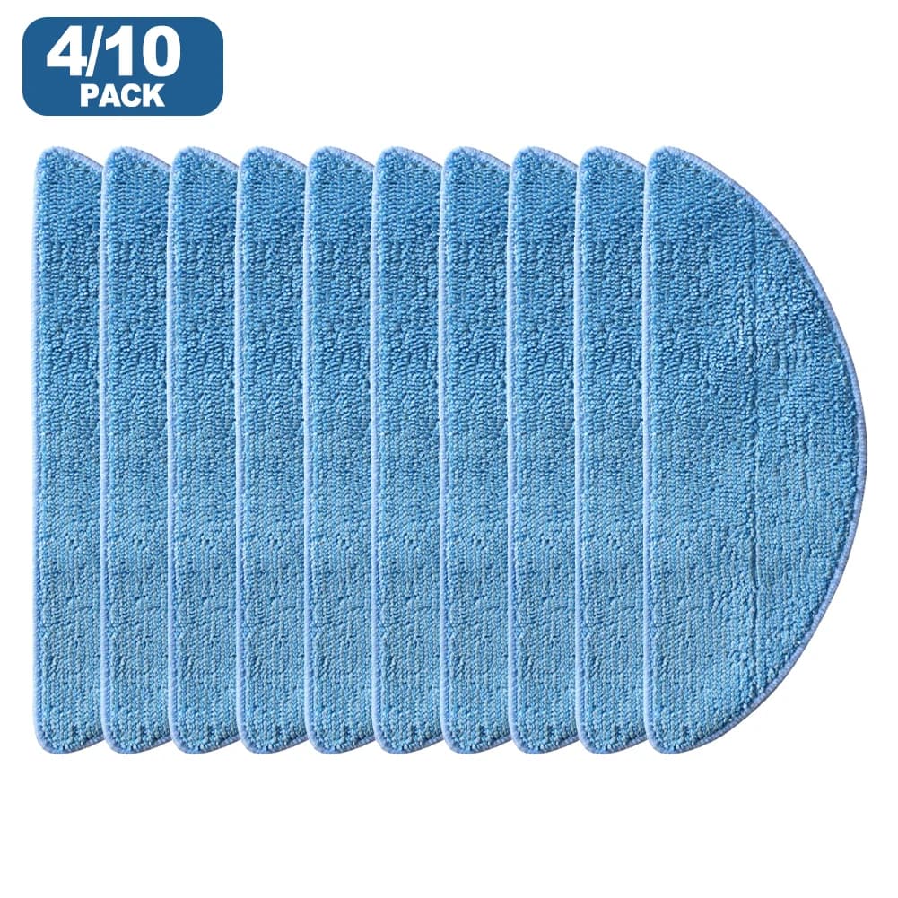 Panni per pulizia pavimenti riutilizzabili lavabili in microfibra per mop per Cecotec Conga M50 per aspirapolvere X-Treme, confezione da 4/10