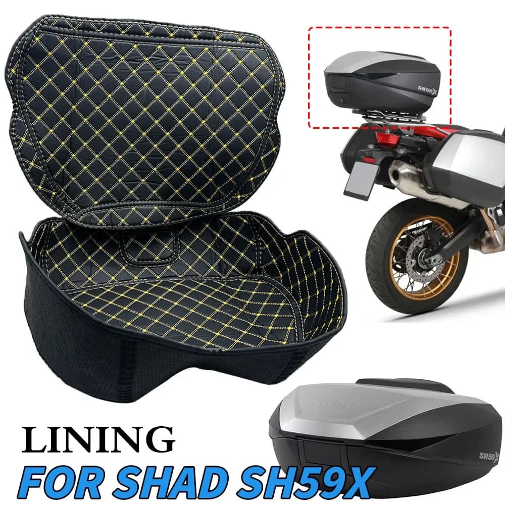 Per SHAD SH59X SH 59X SH59 X Moto Baule Posteriore Caso Liner Scatola Dei Bagagli Interno Posteriore Sedile di Coda Custodia Bag Fodera Pad Accessori