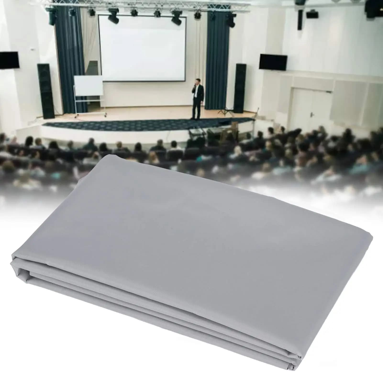 100 Inch Projector Screen Smooth Wide Application 100 Projector Screen Wrinkle for Home for Classroom for Theater