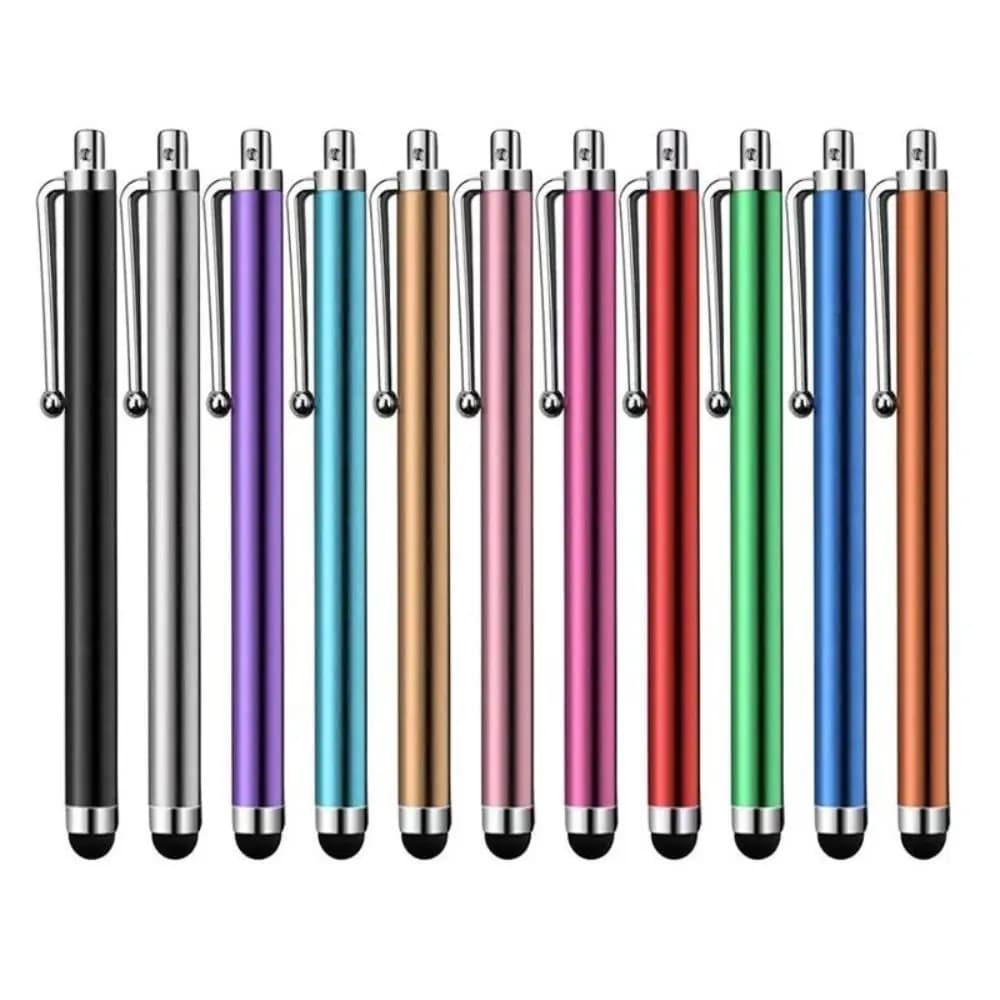 Penna stilo universale in metallo da 1 pezzo per tablet mobile per iPhone iPad penna touch screen penna da disegno capacitiva per Android per Samsung
